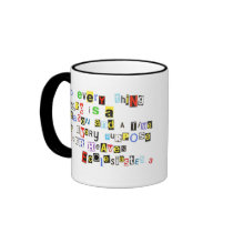 Ecclesiates 3 Ransom Note Style Mugs