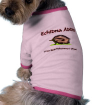 Echidna Addict pet clothing by AnimalShirts Echidna Addict pet clothing