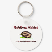 Echidna Addict keychains by AnimalShirts Echidna Addict keychains