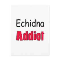 Echidna Addict postcards by AnimalShirts Echidna Addict postcards