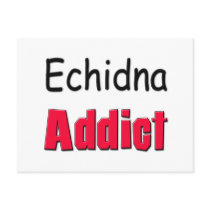 Echidna Addict postcards by AnimalShirts Echidna Addict postcards