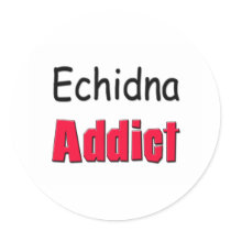 Echidna Addict stickers by AnimalShirts Echidna Addict stickers