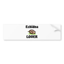 Echidna Lover bumper stickers by AnimalShirts Echidna Lover bumper stickers