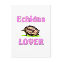 Echidna Lover postcards by AnimalShirts Echidna Lover postcards