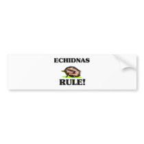 ECHIDNAS Rule! bumper stickers by AnimalShirts ECHIDNAS Rule! bumper stickers