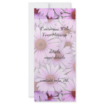 Echinaceas Everywhere Full Color Rack Card