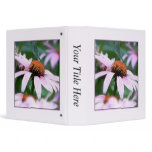 Echinaceas In The Mist 3 Ring Binders