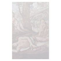 Echo And Narcissus By Poussin Nicolas Personalized Stationery