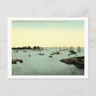 Echo Bay, New Rochelle NY 1910 Vintage postcard