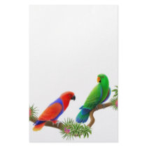 Eclectus Birds Stationery