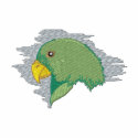 Eclectus Parrot embroidered shirts by ZazzleEmbroidery Eclectus Parrot embroidered shirts