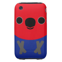 Eclectus Parrot (Female) iPhone 3 Tough Case