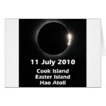 Eclipse 2010 - Easter Is., Cook Is., Hao Atoll Cards