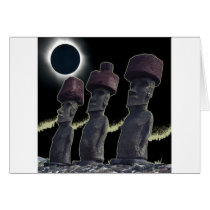 Eclipse 2010 Easter Island Card