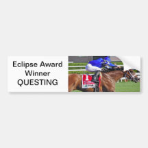 ECLIPSE AWARD WINNER "QUESTING" BUMPER STICKER