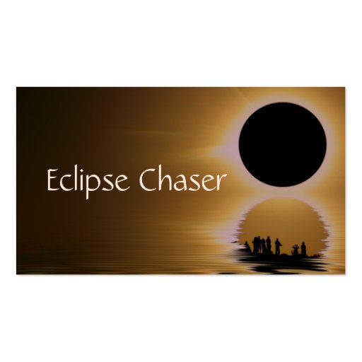 Eclipse Chaser Business Card (back side)