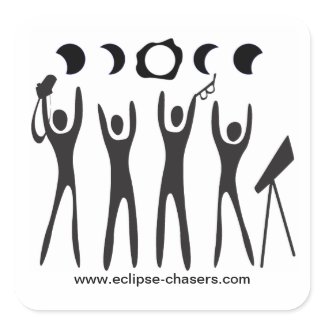 Eclipse Chasers logo stickers