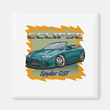 Eclipse_Green Fridge Magnets