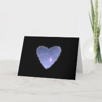 Eclipsed Heart in the Clouds Valentine Love cards
