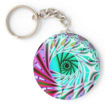 ecliptic 7 fractal art key chains