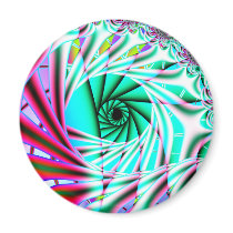 ecliptic 7 fractal art magnets