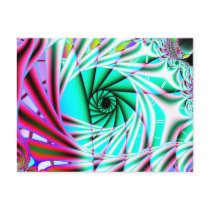 ecliptic 7 fractal art postcard
