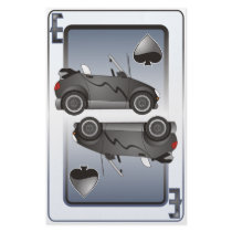 Eco Car Playing Cards Spades stationery