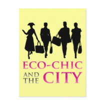Eco-Chic and the City postcards