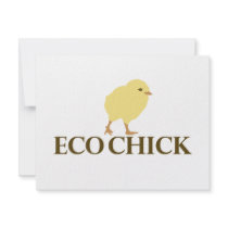 ECO CHICK invitations