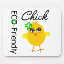 Eco-Friendly Chick mousepads by chicktshirts Eco-Friendly Chick mousepads