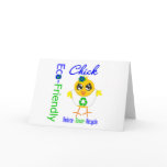 Eco-Friendly Chick Reduce Reuse Recycle cards