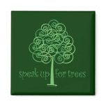 Eco-Friendly, Earth-Friendly, Love Trees Refrigerator Magnet