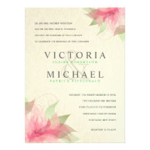 Eco-Friendly Formal Ecru Wedding Invitations