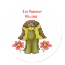 Eco Friendly Housing Turtle stickers