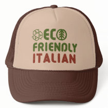 Eco Friendly Italian Retro Vintage Trucker Hat