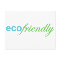 Eco Friendly postcards by TeeShirtsTShirts Eco Friendly postcards