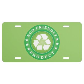 Eco Friendly Product License Plate