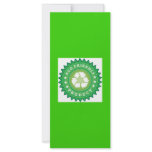 Eco Friendly Product Sticker Rack Card Design