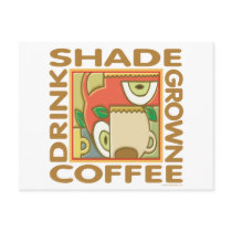 Eco-Friendly Shade Coffee postcards by GreenNeighbor Eco-Friendly Shade Coffee postcards