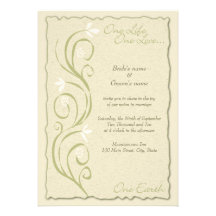 Eco-Friendly Wedding Invitation