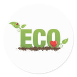 Eco-love stickers