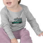 Eco Pick Up Camper Aqua Tee Shirts