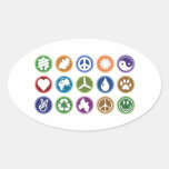 Eco Symbols Stickers