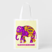 eco tote bag,,EDIT BACKGROUND color and TEXT Grocery Bag at  Zazzle