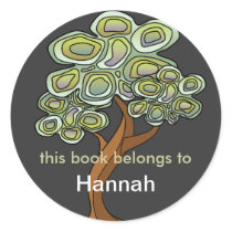 Eco Tree Book Label