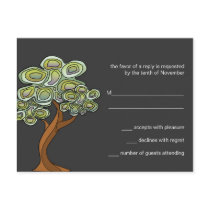 Eco Tree RSVP Response Card