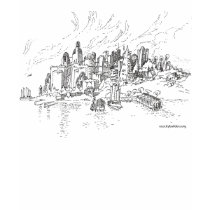 Ecocity San Francisco Women's T t-shirts by kleighmi Ecocity San Francisco Women's T t-shirts