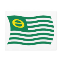 Ecology Movement Flag Postcard