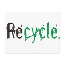 Ecology & Recycle Products and Designs! postcards