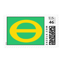 Ecology Symbol Med. Postage Stamp by josieg182 Ecology Symbol Med. Postage Stamp